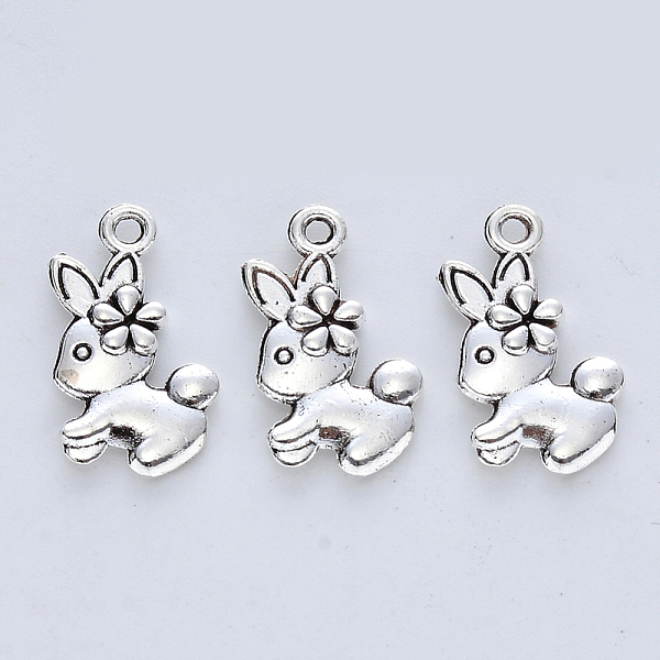 PandaHall Tibetan Style Alloy Pendants, Cadmium Free & Lead Free, Rabbit, Antique Silver, 19x10.5x2.5mm, Hole: 1.5mm, about 588pcs/500g...
PandaHall Tibetan Style Alloy Pendants, Cadmium Free & Lead Free, Rabbit, Antique Silver, 19x10.5x2.5mm, Hole: 1.5mm, about 588pcs/500g...