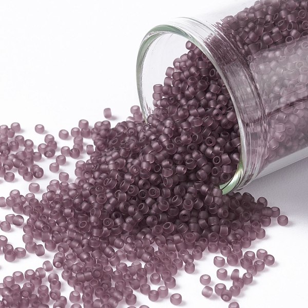 PandaHall TOHO Round Seed Beads, Japanese Seed Beads, (6BF) Transparent Frost Medium Amethyst, 15/0, 1.5mm, Hole: 0.7mm, about..., Purple
PandaHall TOHO Round Seed Beads, Japanese Seed Beads, (6BF) Transparent Frost Medium Amethyst, 15/0, 1.5mm, Hole: 0.7mm, about..., Purple