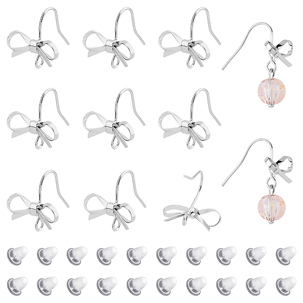 PandaHall SUPERFINDINGS 24Pcs Bowknot Stud Earrings Platinum Brass Stud Earring Findings with Loop Bow Dangle Earrings with 40Pcs Plastic...
PandaHall SUPERFINDINGS 24Pcs Bowknot Stud Earrings Platinum Brass Stud Earring Findings with Loop Bow Dangle Earrings with 40Pcs Plastic...