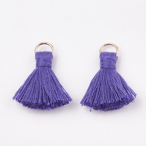 PandaHall Polycotton(Polyester Cotton) Tassel Pendant Decorations, with Iron Findings, Light Gold, Medium Purple, 20~30x7~8mm, Hole: 5mm...
PandaHall Polycotton(Polyester Cotton) Tassel Pendant Decorations, with Iron Findings, Light Gold, Medium Purple, 20~30x7~8mm, Hole: 5mm...