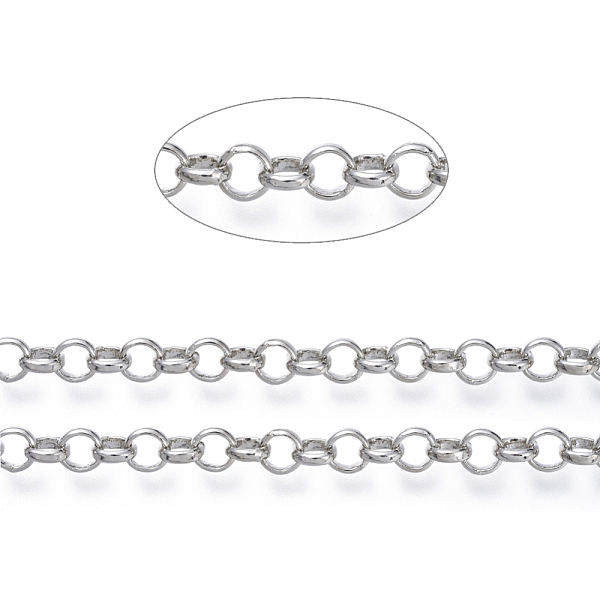PandaHall Brass Rolo Chains, Belcher Chains, Soldered, Long-Lasting Plated, with Spool, Cadmium Free & Nickel Free & Lead Free, Platinum...
PandaHall Brass Rolo Chains, Belcher Chains, Soldered, Long-Lasting Plated, with Spool, Cadmium Free & Nickel Free & Lead Free, Platinum...