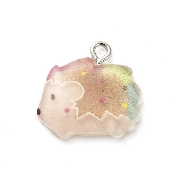 PandaHall Translucent Resin Pendants, Animals Charms with Platinum Plated Iron Loops, Hedgehog, 18x19x3.6mm, Hole: 1.7mm Resin Hedgehog
PandaHall Translucent Resin Pendants, Animals Charms with Platinum Plated Iron Loops, Hedgehog, 18x19x3.6mm, Hole: 1.7mm Resin Hedgehog
