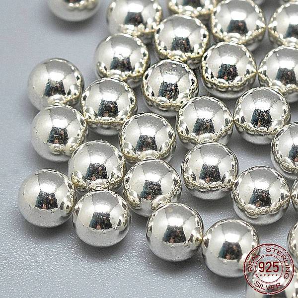 PandaHall 925 Sterling Silver Beads, No Hole/Undrilled, Round, Silver, 4mm Sterling Silver Round Silver
PandaHall 925 Sterling Silver Beads, No Hole/Undrilled, Round, Silver, 4mm Sterling Silver Round Silver