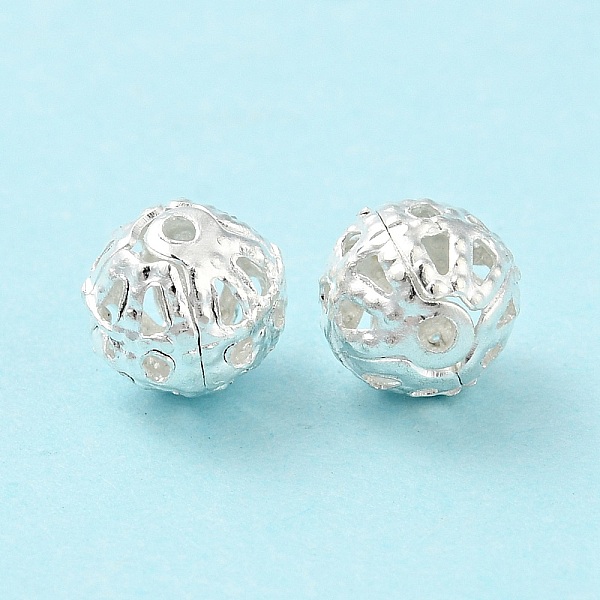 PandaHall Brass Filigree Beads, Round, Silver Color Plated, 6mm, Hole: 0.6mm Brass Round
PandaHall Brass Filigree Beads, Round, Silver Color Plated, 6mm, Hole: 0.6mm Brass Round