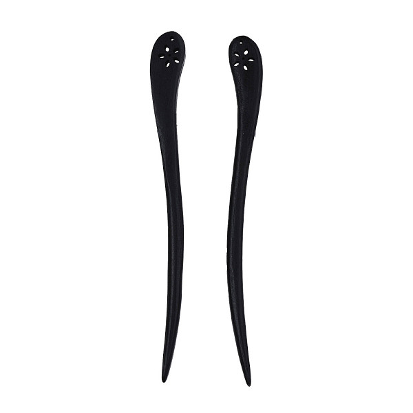 PandaHall Vintage Schima Wood Hair Sticks Findings, Hair Accessories for Women, Black, 165x17x7mm, Hole: 1.8mm Wood Black
PandaHall Vintage Schima Wood Hair Sticks Findings, Hair Accessories for Women, Black, 165x17x7mm, Hole: 1.8mm Wood Black
