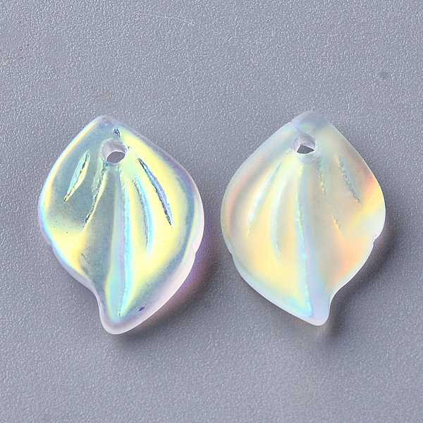 PandaHall Electroplate Glass Pendants, AB Color Plated, Frosted, Leaf, Clear AB, 16x11.5x3.5mm, Hole: 1.5mm Glass Leaf White
PandaHall Electroplate Glass Pendants, AB Color Plated, Frosted, Leaf, Clear AB, 16x11.5x3.5mm, Hole: 1.5mm Glass Leaf White