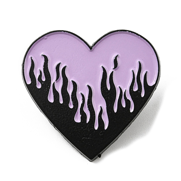 PandaHall Heart with Fire Enamel Pin, Electrophoresis Black Alloy Brooch for Backpack Clothes, Lilac, 28.5x30x1.6mm Alloy+Enamel Heart..., Purple
PandaHall Heart with Fire Enamel Pin, Electrophoresis Black Alloy Brooch for Backpack Clothes, Lilac, 28.5x30x1.6mm Alloy+Enamel Heart..., Purple