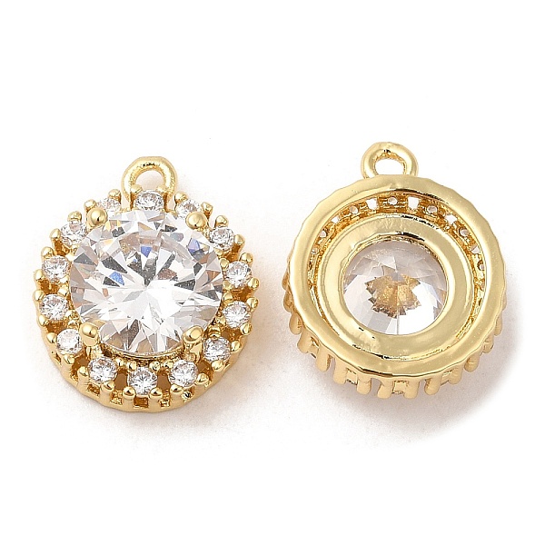 PandaHall Brass and Clear Cubic Zirconia Pendants, Flat Round, Real 18K Gold Plated, 14x11.5x5.5mm, Hole: 1.2mm Brass+Cubic Zirconia Flat...
PandaHall Brass and Clear Cubic Zirconia Pendants, Flat Round, Real 18K Gold Plated, 14x11.5x5.5mm, Hole: 1.2mm Brass+Cubic Zirconia Flat...