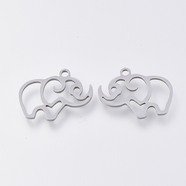 PandaHall 201 Stainless Steel Charms, Laser Cut Pendants, Elephant, Stainless Steel Color, 14x18x1mm, Hole: 1.4mm 201 Stainless Steel...
PandaHall 201 Stainless Steel Charms, Laser Cut Pendants, Elephant, Stainless Steel Color, 14x18x1mm, Hole: 1.4mm 201 Stainless Steel...