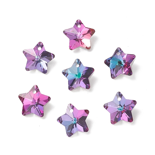 PandaHall Electroplate Glass Charms, Faceted, Star, Teal, 13x13.5x7mm, Hole: 1.2mm Glass Star Cyan
PandaHall Electroplate Glass Charms, Faceted, Star, Teal, 13x13.5x7mm, Hole: 1.2mm Glass Star Cyan