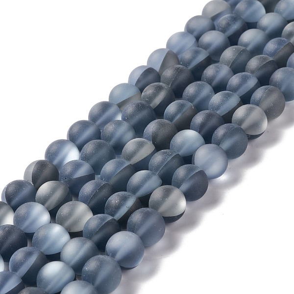 PandaHall Synthetic Moonstone Beads Strands, Frosted, Round, Slate Blue, 10mm, Hole: 1mm, about 38~40pcs/strand, 14.96''~15.16''(38~38.5cm)...
PandaHall Synthetic Moonstone Beads Strands, Frosted, Round, Slate Blue, 10mm, Hole: 1mm, about 38~40pcs/strand, 14.96''~15.16''(38~38.5cm)...