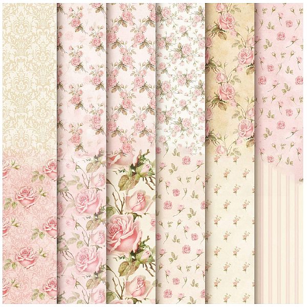 PandaHall 12 Sheets 12 Styles Scrapbooking Paper Pads, Decorative Craft Paper Pad, None Self-Adhesive, Flower, 153x153x0.1mm, 1 Sheet/style...
PandaHall 12 Sheets 12 Styles Scrapbooking Paper Pads, Decorative Craft Paper Pad, None Self-Adhesive, Flower, 153x153x0.1mm, 1 Sheet/style...