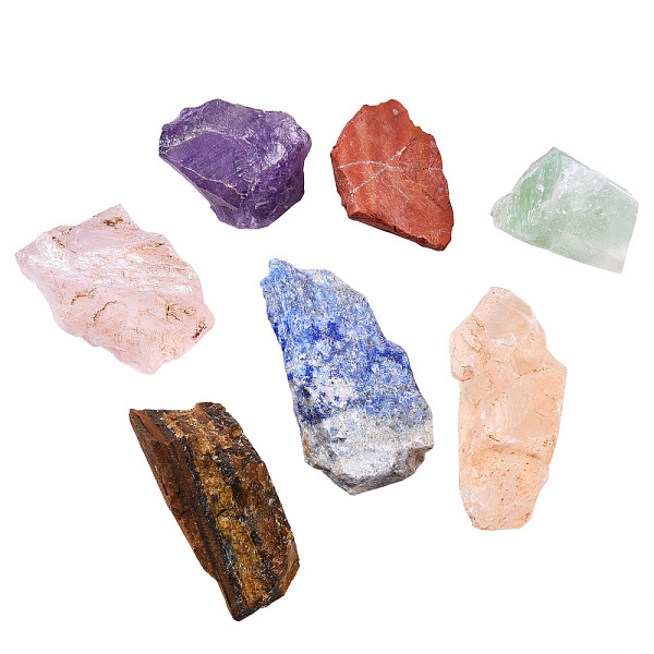PandaHall 7Pcs 7 Style Natural Crystal Cabochons, No Hole/Undrilled, Rough Raw Stone, for Tumbling, Decoration, Polishing, Wire Wrapping..., Multicolor
PandaHall 7Pcs 7 Style Natural Crystal Cabochons, No Hole/Undrilled, Rough Raw Stone, for Tumbling, Decoration, Polishing, Wire Wrapping..., Multicolor