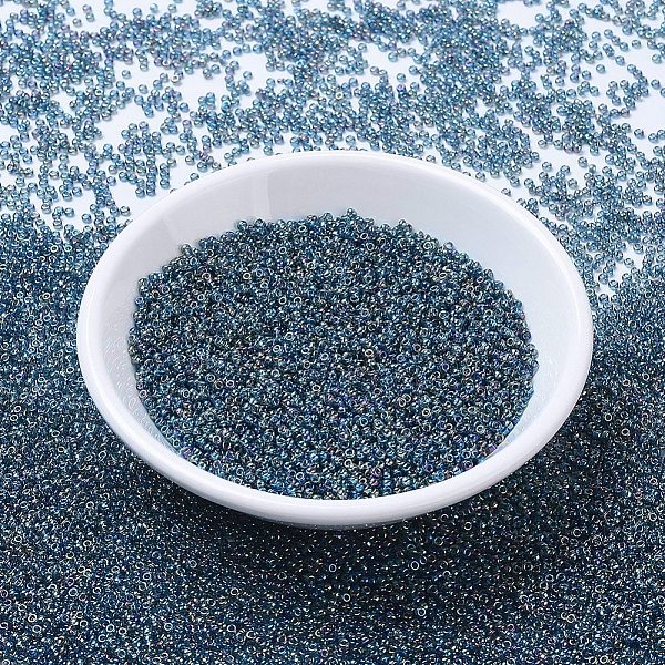 PandaHall MIYUKI Round Rocailles Beads, Japanese Seed Beads, (RR2459) Metallic Teal Iris, 11/0, 2x1.3mm, Hole: 0.8mm, about 5500pcs/50g..., Cyan
PandaHall MIYUKI Round Rocailles Beads, Japanese Seed Beads, (RR2459) Metallic Teal Iris, 11/0, 2x1.3mm, Hole: 0.8mm, about 5500pcs/50g..., Cyan