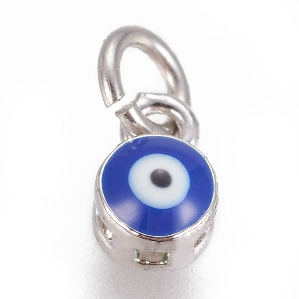 PandaHall Brass Enamel Charms, Evil Eye, Platinum, 4x4mm, Hole: 2mm Brass+Enamel Evil Eye
PandaHall Brass Enamel Charms, Evil Eye, Platinum, 4x4mm, Hole: 2mm Brass+Enamel Evil Eye