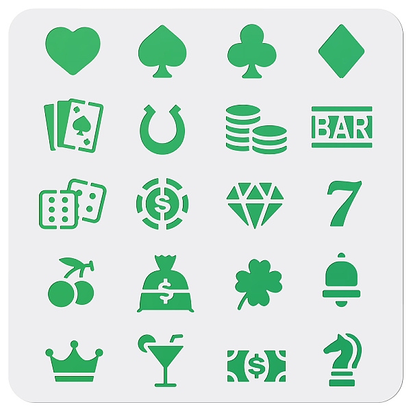 PandaHall MAYJOYDIY Playing Card Stencils 11.8"11.8" Painting Playing Card Making Stencils Reusable Diamond Heart BAR Pattern DIY Plastic...
PandaHall MAYJOYDIY Playing Card Stencils 11.8"11.8" Painting Playing Card Making Stencils Reusable Diamond Heart BAR Pattern DIY Plastic...