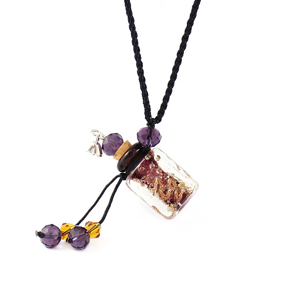 PandaHall Lampwork Column Perfume Bottle Pendant Necklace with Glass Beads, Essential Oil Vial Jewelry for Women, Old Rose, 17.7~25.59 inch...
PandaHall Lampwork Column Perfume Bottle Pendant Necklace with Glass Beads, Essential Oil Vial Jewelry for Women, Old Rose, 17.7~25.59 inch...