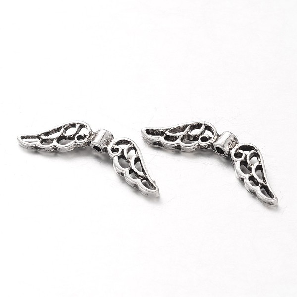 PandaHall Alloy Beads, Cadmium Free & Nickel Free & Lead Free, Wing, Antique Silver, 21x6x2.5mm, Hole: 1mm Alloy Wing
PandaHall Alloy Beads, Cadmium Free & Nickel Free & Lead Free, Wing, Antique Silver, 21x6x2.5mm, Hole: 1mm Alloy Wing