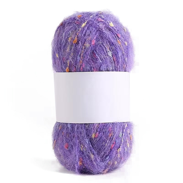 PandaHall 50g 40% Polyester & 60% Acrylic Fiber Soft Mohair Yarn, Ball Yarns, Scarves Sweater Shawl Hats Crochet Thread, Medium Purple, 2mm...
PandaHall 50g 40% Polyester & 60% Acrylic Fiber Soft Mohair Yarn, Ball Yarns, Scarves Sweater Shawl Hats Crochet Thread, Medium Purple, 2mm...