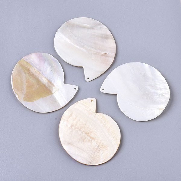PandaHall Natural Freshwater Shell Big Pendants, Seashell Color, 66.5x57.5x2~4.5mm, Hole: 1.8mm Freshwater Shell Others
PandaHall Natural Freshwater Shell Big Pendants, Seashell Color, 66.5x57.5x2~4.5mm, Hole: 1.8mm Freshwater Shell Others