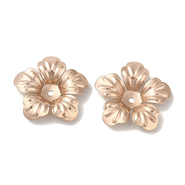 PandaHall 304 Stainless Steel Bead Caps, 5-Petal Flower, Rose Gold, 21x20x3.5mm, Hole: 1.6mm 304 Stainless Steel
PandaHall 304 Stainless Steel Bead Caps, 5-Petal Flower, Rose Gold, 21x20x3.5mm, Hole: 1.6mm 304 Stainless Steel