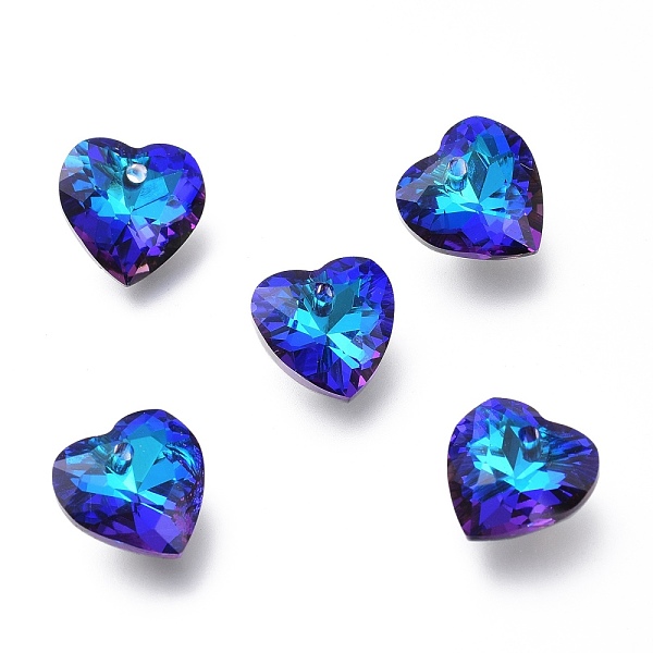 PandaHall Glass Rhinestone Pendants, Back Plated, Faceted, Heart, Bermuda Blue, 8x8x4mm, Hole: 1mm Rhinestone Heart Blue
PandaHall Glass Rhinestone Pendants, Back Plated, Faceted, Heart, Bermuda Blue, 8x8x4mm, Hole: 1mm Rhinestone Heart Blue