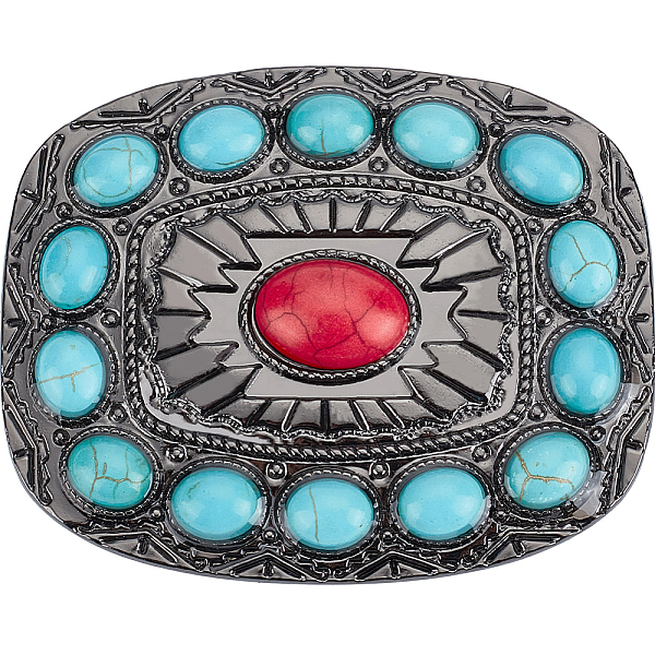 PandaHall Alloy Buckles, Belt Fastener, with Resin Beads, Rectangle, Gunmetal, FireBrick, 76.5x62x8.5mm, Hole: 40.5x15mm Alloy Rectangle Red
PandaHall Alloy Buckles, Belt Fastener, with Resin Beads, Rectangle, Gunmetal, FireBrick, 76.5x62x8.5mm, Hole: 40.5x15mm Alloy Rectangle Red