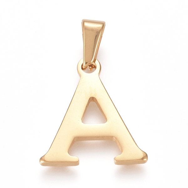 PandaHall 304 Stainless Steel Pendants, Golden, Initial Letter, Golden, 19x17x1.8mm, Hole: 3mm 304 Stainless Steel Letter
PandaHall 304 Stainless Steel Pendants, Golden, Initial Letter, Golden, 19x17x1.8mm, Hole: 3mm 304 Stainless Steel Letter