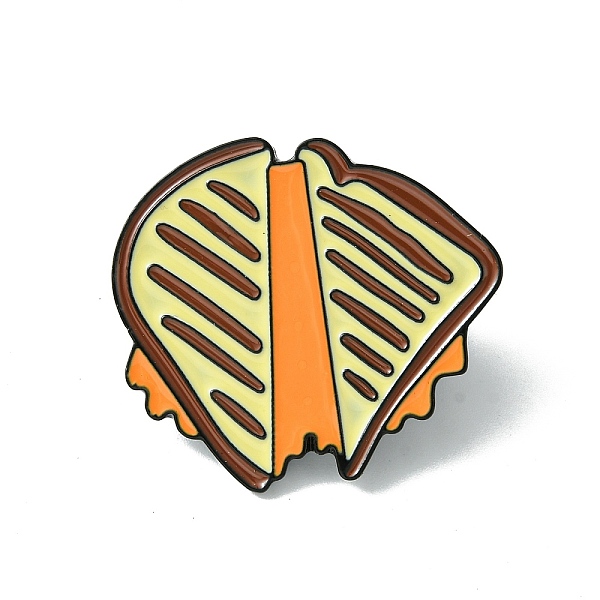 PandaHall Black Alloy Brooches, Cheese Enamel Pins, for Backpack Clothes, Light Goldenrod Yellow, 29x32x1.5mm Alloy+Enamel Food
PandaHall Black Alloy Brooches, Cheese Enamel Pins, for Backpack Clothes, Light Goldenrod Yellow, 29x32x1.5mm Alloy+Enamel Food