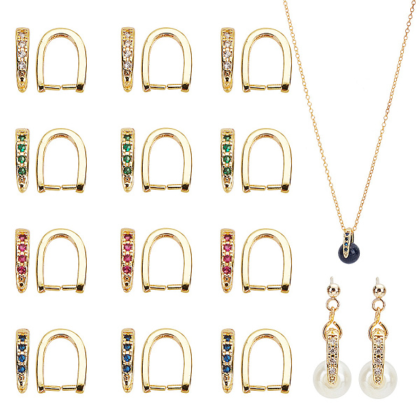 PandaHall arricraft 16 Pcs 4 Colors Snap on Bails, Real 18k Gold Plated Pinch Clips Bail Differ Colors Shiny Rhinestone Pendants Hook..., Multicolor
PandaHall arricraft 16 Pcs 4 Colors Snap on Bails, Real 18k Gold Plated Pinch Clips Bail Differ Colors Shiny Rhinestone Pendants Hook..., Multicolor