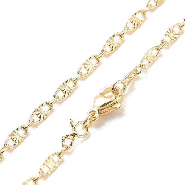 PandaHall Brass Oval Link Chains Necklace for Women, Cadmium Free & Lead Free, Real 18K Gold Plated, 17.44 inch(44.3cm) Brass
PandaHall Brass Oval Link Chains Necklace for Women, Cadmium Free & Lead Free, Real 18K Gold Plated, 17.44 inch(44.3cm) Brass