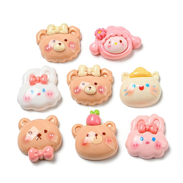 PandaHall Opaque Resin Decoden Cabochons, for Jewelry Making, Cartoon Animals, Mixed Shapes, 16~21x19~25x6~9mm Resin Mixed Shapes Multicolor
PandaHall Opaque Resin Decoden Cabochons, for Jewelry Making, Cartoon Animals, Mixed Shapes, 16~21x19~25x6~9mm Resin Mixed Shapes Multicolor