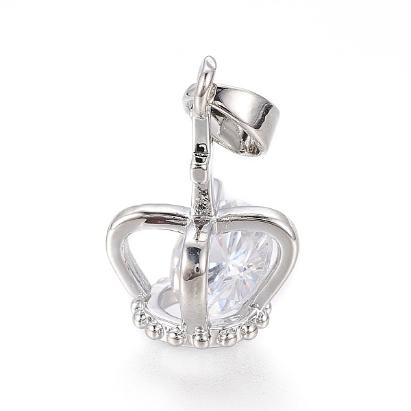 PandaHall Brass Rhinestone Pendants, Crown, Crystal, Platinum, 16.5x11.5x11mm, Hole: 3x4mm Brass+Rhinestone Crown Clear
PandaHall Brass Rhinestone Pendants, Crown, Crystal, Platinum, 16.5x11.5x11mm, Hole: 3x4mm Brass+Rhinestone Crown Clear