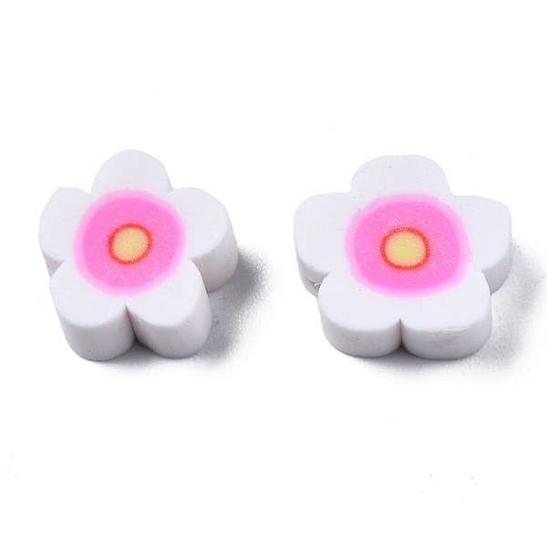 PandaHall Handmade Polymer Clay Beads, Flower, Snow, 7~10x7~11x3~5mm, Hole: 1.6mm Polymer Clay Flower White
PandaHall Handmade Polymer Clay Beads, Flower, Snow, 7~10x7~11x3~5mm, Hole: 1.6mm Polymer Clay Flower White