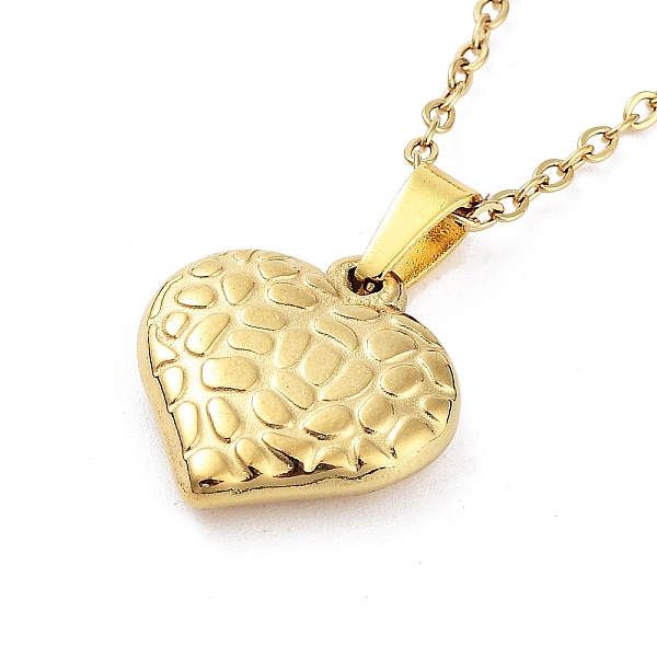 PandaHall Heart 304 Stainless Steel Pendant Necklaces, Cable Chains Necklaces for Women, Real 18K Gold Plated, 15.75 inch(40cm), pendant...
PandaHall Heart 304 Stainless Steel Pendant Necklaces, Cable Chains Necklaces for Women, Real 18K Gold Plated, 15.75 inch(40cm), pendant...