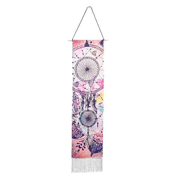 PandaHall Bohemia Style Linen Wall Hanging Tapestry, Vertical Woven Net/Web with Feather Pattern Tapestry, with Wood Rod & Iron Traceless..., Red
PandaHall Bohemia Style Linen Wall Hanging Tapestry, Vertical Woven Net/Web with Feather Pattern Tapestry, with Wood Rod & Iron Traceless..., Red