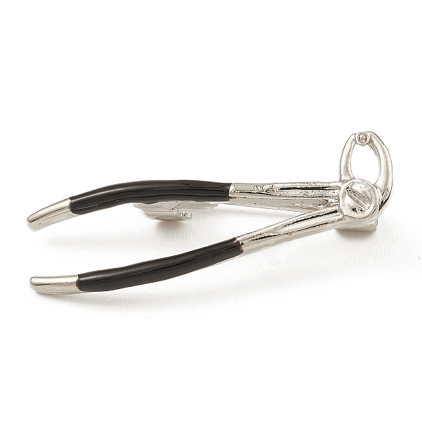 PandaHall Alloy Enamel Brooch Pin for Clothes Backpack, Pliers, Platinum, 31.5x10.5x7mm Alloy+Enamel Tool
PandaHall Alloy Enamel Brooch Pin for Clothes Backpack, Pliers, Platinum, 31.5x10.5x7mm Alloy+Enamel Tool