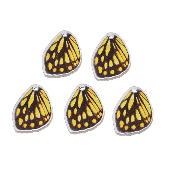 PandaHall Printed Translucent Acrylic Pendants, Butterfly, Yellow, 19x15x2mm, Hole: 1.5mm Acrylic Butterfly Yellow
PandaHall Printed Translucent Acrylic Pendants, Butterfly, Yellow, 19x15x2mm, Hole: 1.5mm Acrylic Butterfly Yellow
