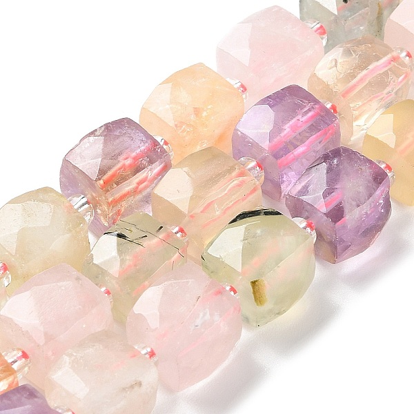 PandaHall Natural Mixed Gemstone Beads Strands, with Seed Beads, Cube, Faceted, 9.5~11x9.5~10.5x9.5~10.5mm, Hole: 1.2mm, about 29pcs/strand...
PandaHall Natural Mixed Gemstone Beads Strands, with Seed Beads, Cube, Faceted, 9.5~11x9.5~10.5x9.5~10.5mm, Hole: 1.2mm, about 29pcs/strand...
