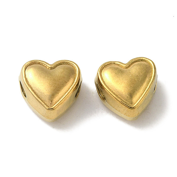 PandaHall Ion Plating(IP) 304 Stainless Steel Beads, Heart, Golden, 8x8.5x6mm, Hole: 2mm 304 Stainless Steel Heart
PandaHall Ion Plating(IP) 304 Stainless Steel Beads, Heart, Golden, 8x8.5x6mm, Hole: 2mm 304 Stainless Steel Heart