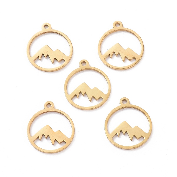 PandaHall 201 Stainless Steel Laser Cut Pendants, Mountain, Golden, 17x14.5x1mm, Hole: 1.5mm. 201 Stainless Steel Others
PandaHall 201 Stainless Steel Laser Cut Pendants, Mountain, Golden, 17x14.5x1mm, Hole: 1.5mm. 201 Stainless Steel Others