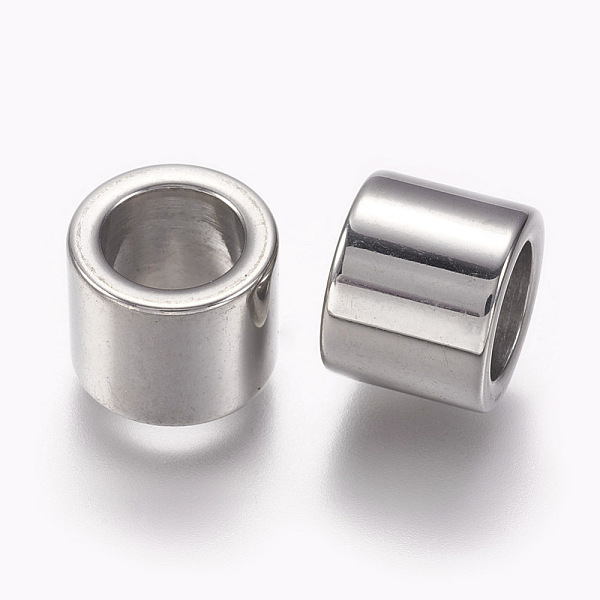 PandaHall 304 Stainless Steel Beads, Large Hole Beads, Column, Stainless Steel Color, 10x8mm, Hole: 6.5mm 304 Stainless Steel Column
PandaHall 304 Stainless Steel Beads, Large Hole Beads, Column, Stainless Steel Color, 10x8mm, Hole: 6.5mm 304 Stainless Steel Column