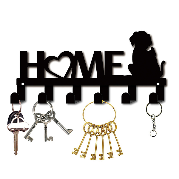 PandaHall Word Home Iron Wall Mounted Hook Hangers, 6-Hook Decorative Organizer Rack, for Bag Clothes Key Scarf Hanging Holder, Dog Pattern...
PandaHall Word Home Iron Wall Mounted Hook Hangers, 6-Hook Decorative Organizer Rack, for Bag Clothes Key Scarf Hanging Holder, Dog Pattern...