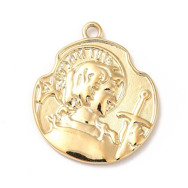 PandaHall Ion Plating(IP) 304 Stainless Steel Pendants, Nuggets with Man Pattern, Real 14K Gold Plated, 24x21x2mm, Hole: 1.8mm 304 Stainless...
PandaHall Ion Plating(IP) 304 Stainless Steel Pendants, Nuggets with Man Pattern, Real 14K Gold Plated, 24x21x2mm, Hole: 1.8mm 304 Stainless...
