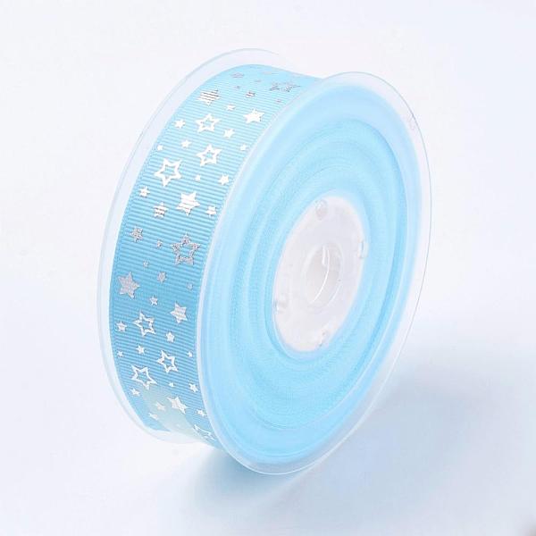 PandaHall Polyester Grosgrain Ribbon, Star Pattern, Light Sky Blue, 1 inch(25mm), about 100yards/roll(91.44m/roll) Polyester Blue
PandaHall Polyester Grosgrain Ribbon, Star Pattern, Light Sky Blue, 1 inch(25mm), about 100yards/roll(91.44m/roll) Polyester Blue