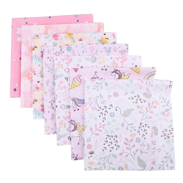 PandaHall 7Pcs Printed Cotton Fabric, for Patchwork, Sewing Tissue to Patchwork, Square, Pink, 25x25cm Cotton Square Pink
PandaHall 7Pcs Printed Cotton Fabric, for Patchwork, Sewing Tissue to Patchwork, Square, Pink, 25x25cm Cotton Square Pink