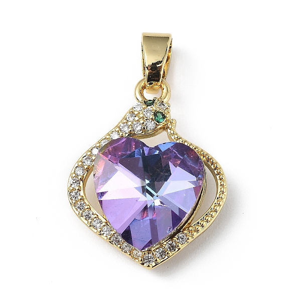 PandaHall Real 18K Gold Plated Rack Plating Brass Micro Pave Clear Cubic Zirconia Pendants, with Glass, Long-Lasting Plated, Cadmium Free &..., Purple
PandaHall Real 18K Gold Plated Rack Plating Brass Micro Pave Clear Cubic Zirconia Pendants, with Glass, Long-Lasting Plated, Cadmium Free &..., Purple