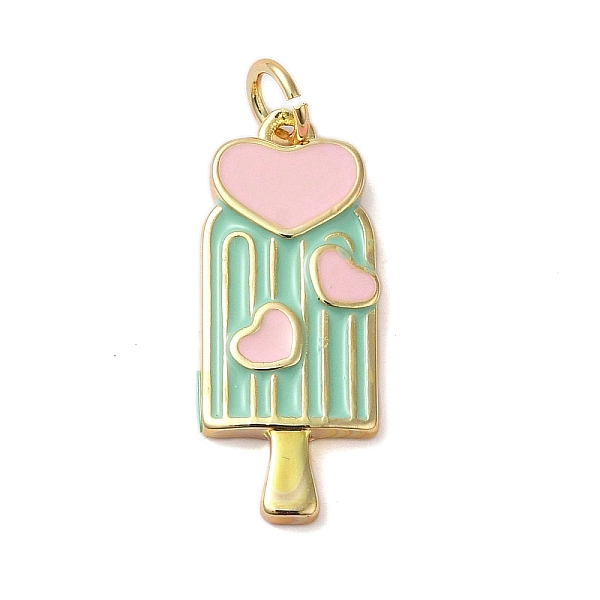PandaHall Rack Plating Brass Enamel Pendants, with Jump Ring, Cadmium Free & Lead Free, Real 18K Gold Plated, Ice Cream Charm, Aquamarine..., Green
PandaHall Rack Plating Brass Enamel Pendants, with Jump Ring, Cadmium Free & Lead Free, Real 18K Gold Plated, Ice Cream Charm, Aquamarine..., Green