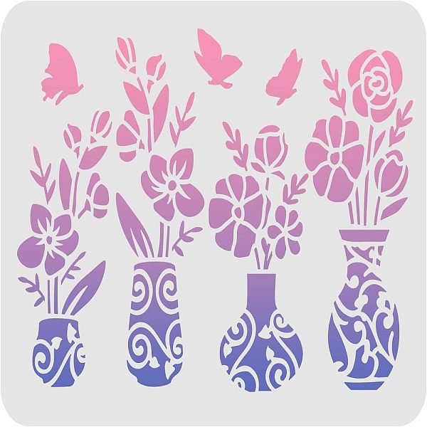 PandaHall FINGERINSPIRE Flower Vase Stencil 29.7x21cm Hibiscus Stencils Flowers Stencils for Painting Reusable DIY Art and Craft Stencils...
PandaHall FINGERINSPIRE Flower Vase Stencil 29.7x21cm Hibiscus Stencils Flowers Stencils for Painting Reusable DIY Art and Craft Stencils...
