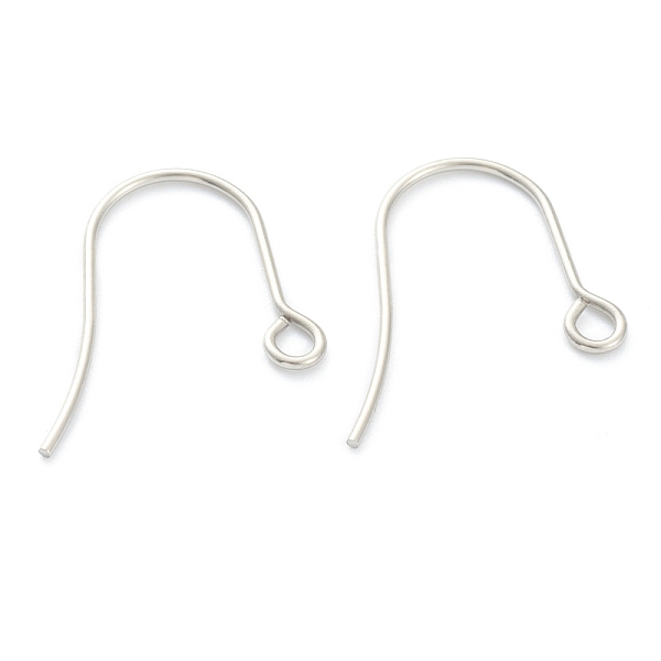 PandaHall 316 Surgical Stainless Steel Earring Hooks, Ear Wire, with Horizontal Loop, Stainless Steel Color, 15mm, Hole: 2mm, 22 Gauge, Pin...
PandaHall 316 Surgical Stainless Steel Earring Hooks, Ear Wire, with Horizontal Loop, Stainless Steel Color, 15mm, Hole: 2mm, 22 Gauge, Pin...